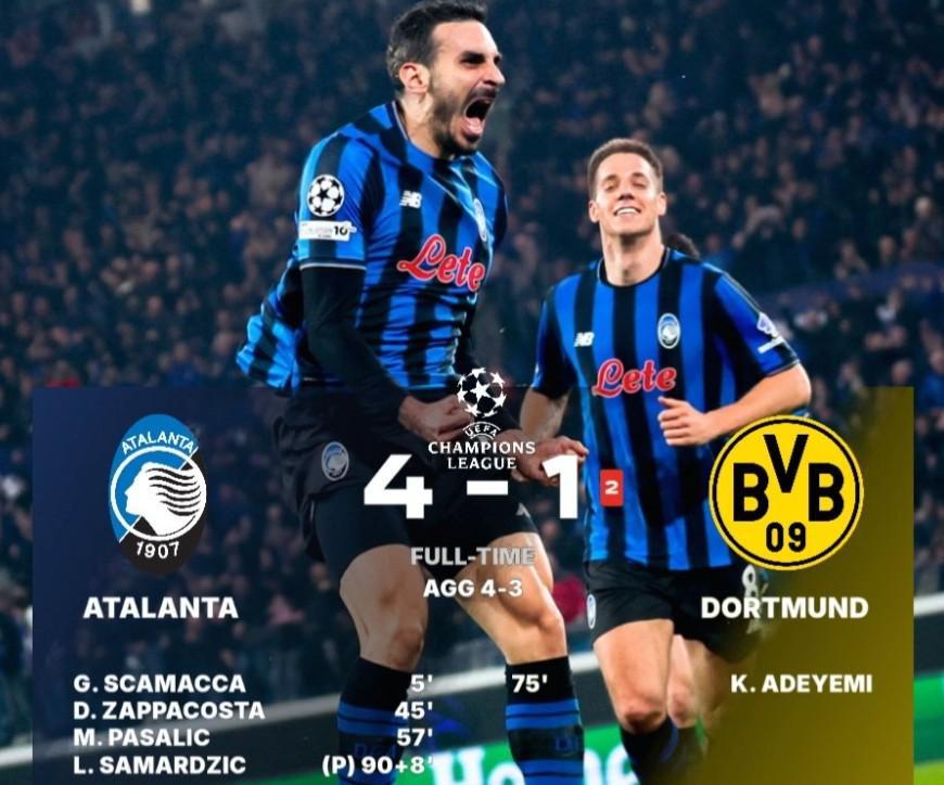 九游体育下载-真蓝黑!亚特兰大是近7年欧冠首支落后两球次回合翻盘的球队